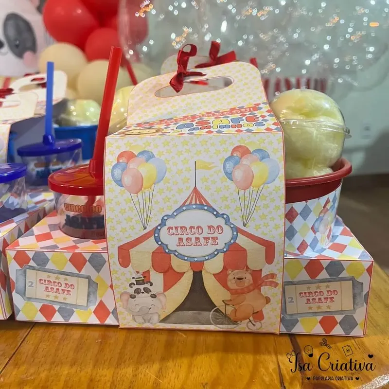 Decoração personalizada tema Circo — foto 6 de 7 — Isa Criativa