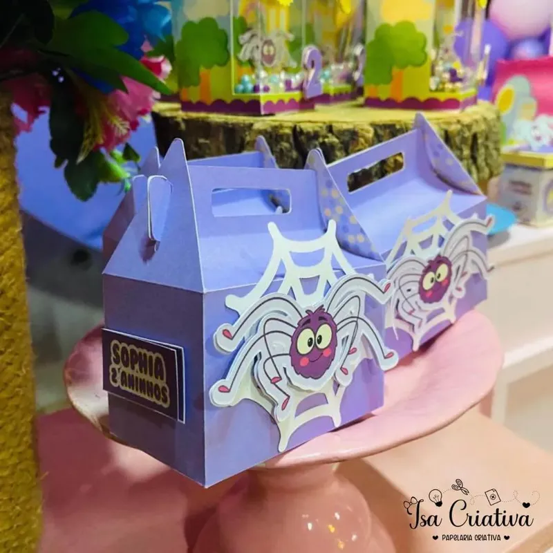 Decoração personalizada tema Dona Aranha — foto 5 de 8 — Isa Criativa