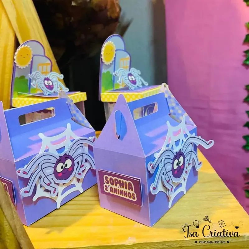 Decoração personalizada tema Dona Aranha — foto 7 de 8 — Isa Criativa