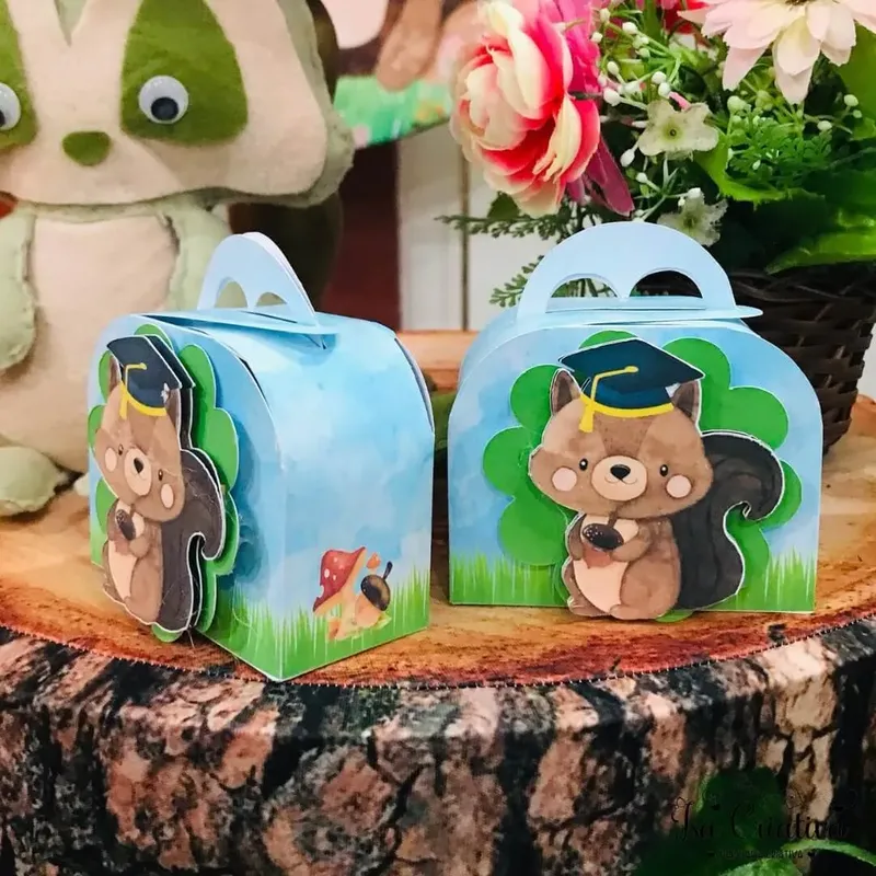 Decoração personalizada tema Florestinha para festa infantil — Isa Criativa