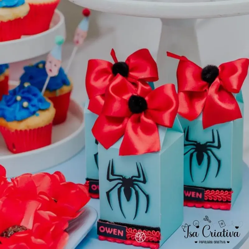 Decoração personalizada tema Homem-Aranha — foto 5 de 9 — Isa Criativa