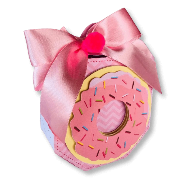 Caixinha personalizada Sextavada para festa infantil com acabamento premium — Isa Criativa - Tema Confeitaria